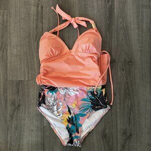 Cupshe Tankini Bikini Size Medium New